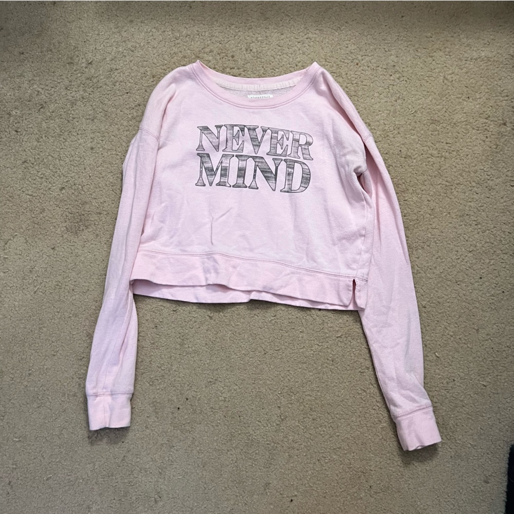 Nevermind Cropped Sweatshirt